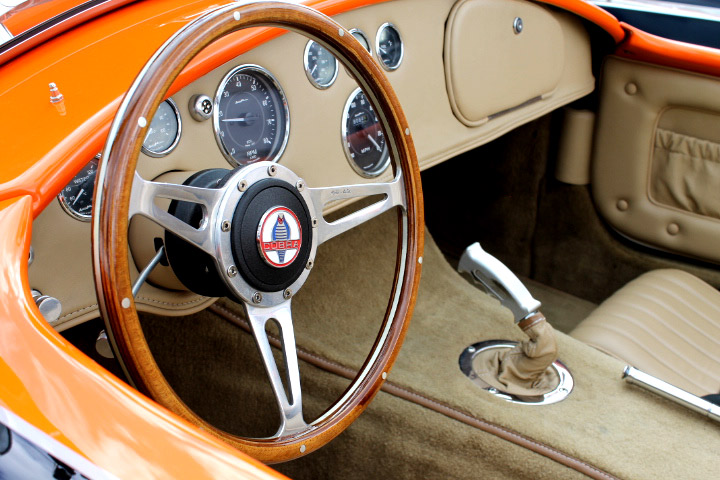 shelby cobra interior