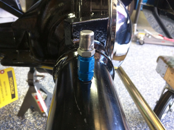 axle vent installed